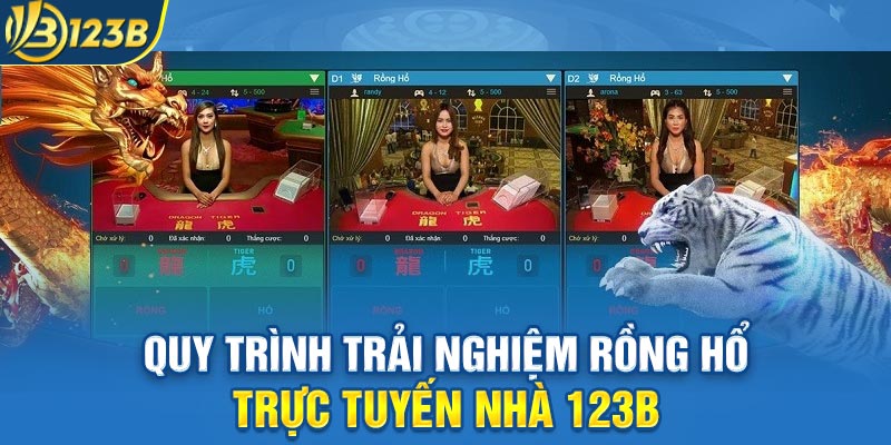 Quy trình trải nghiệm Rồng Hổ trực tuyến nhà 123B